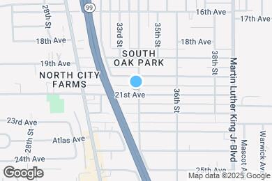 Map image of the property - 3337 21st Ave