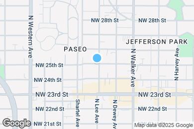 Map image of the property - 700 NW 25th St