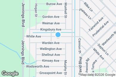 Map image of the property - 5123 White Ave