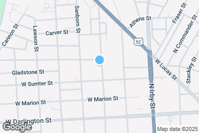 Map image of the property - 513 N McQueen St