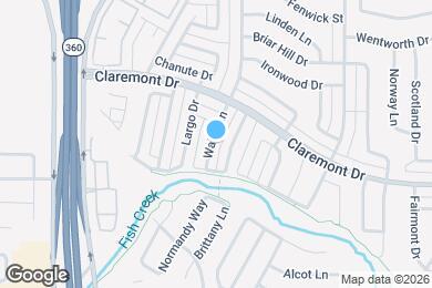 Map image of the property - 4338 Walsh Ln