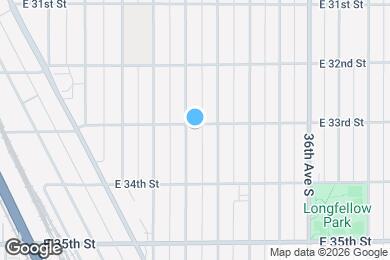 Map image of the property - 3203 E 33rd St