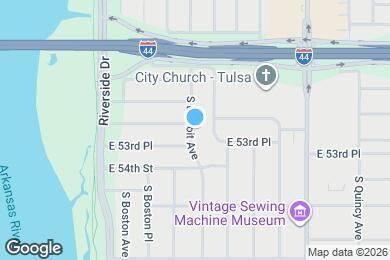 Map image of the property - 5307 S Detroit Ave