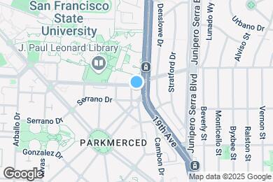 Map image of the property - Parkmerced Apartments