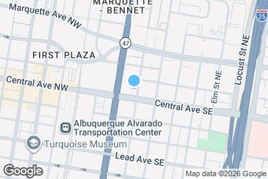 Map image of the property - 301 Central Ave NE