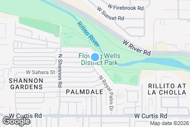 Map image of the property - 5422 N Royal Palm Dr