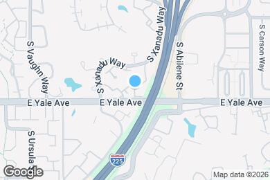 Map image of the property - 13639 E Yale Ave