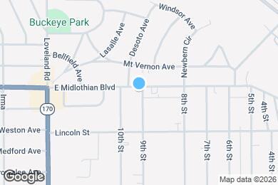 Map image of the property - 2515 E Midlothian Blvd
