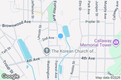 Map image of the property - 1003 2nd Ave
