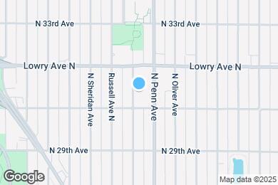 Map image of the property - 3020 Queen Ave N