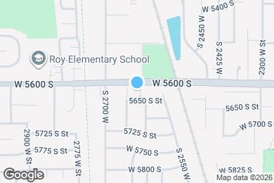 Map image of the property - 2611 W 5625 S