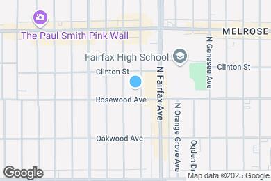 Map image of the property - 519 N Hayworth Ave