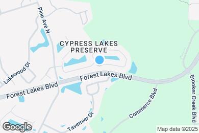 Map image of the property - 544 Lake Cypress Cir