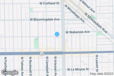 Map image of the property - 1655 N Artesian Ave