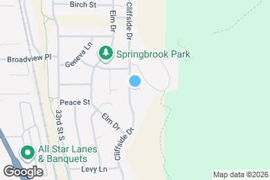 Map image of the property - 3841 Cliffside Dr