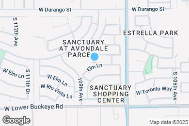 Map image of the property - 10802 W Elm Ln