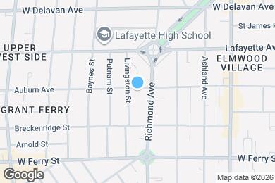Map image of the property - 483 Auburn Ave