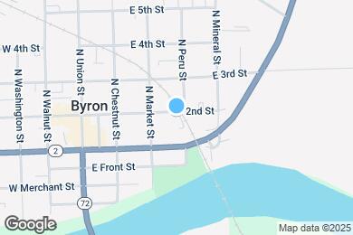 Map image of the property - 326 E 2nd St