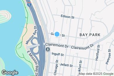 Map image of the property - 2727 Morena Blvd