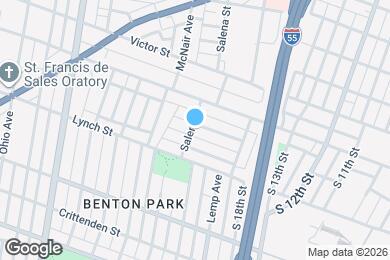 Map image of the property - 1956 Senate St
