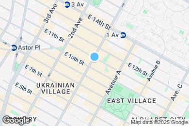 Map image of the property - 170 1st Ave.