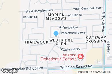 Map image of the property - 11102 W Glenrosa Ave