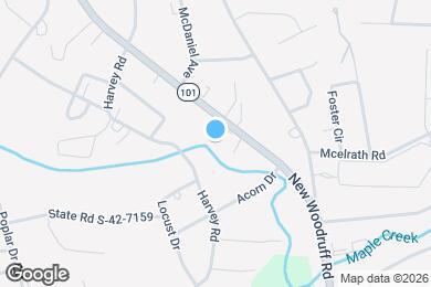 Map image of the property - Maple Creek Townhomes