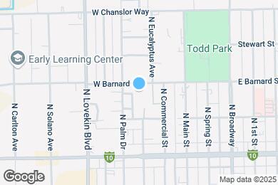 Map image of the property - Palm Drive Apartments