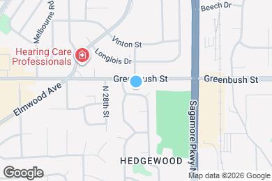 Map image of the property - 1318 Hedgewood Dr