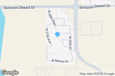 Map image of the property - 2616 W Perola Dr