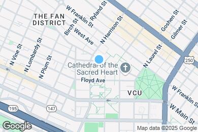 Map image of the property - 1005 Grove Ave Apartments
