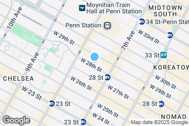 Map image of the property - 244 W 29th St