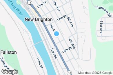 Map image of the property - 1460 4th Ave
