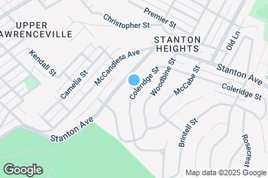 Map image of the property - 4385 Coleridge St