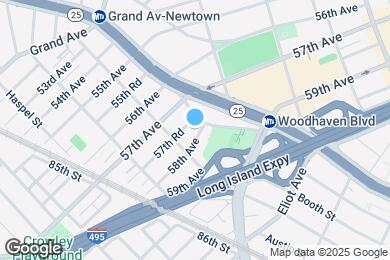 Map image of the property - 87-29 58th Ave