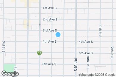 Map image of the property - 711 4th Ave S