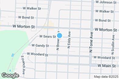 Map image of the property - 1330 W Sears St