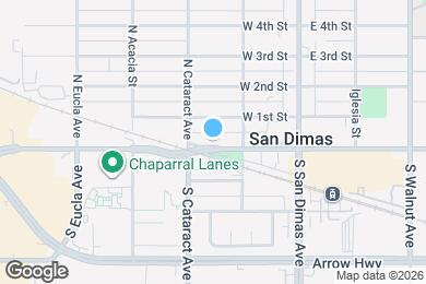 Map image of the property - 229 W Bonita Ave