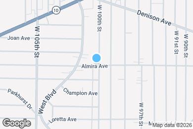 Map image of the property - 3348 W 100th St