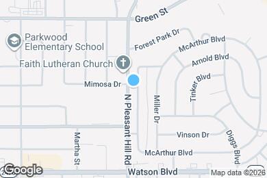 Map image of the property - 703 McArthur Blvd