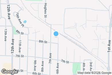 Map image of the property - 808 6th Ave