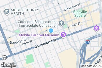 Map image of the property - Conti Bienville Apartments