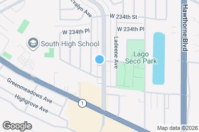 Map image of the property - 23611 Anza Ave