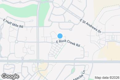 Map image of the property - 3661 E Rock Creek Rd