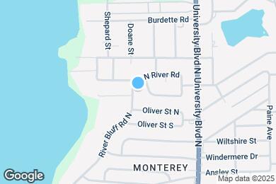 Map image of the property - 1931 River Bluff Rd N
