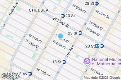 Map image of the property - 240 W 21st St