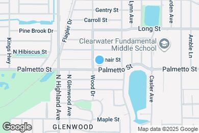 Map image of the property - 1560 Palmetto St