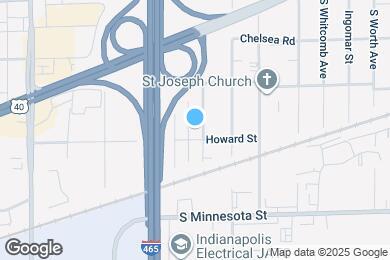 Map image of the property - 1448 S Kiel Ave