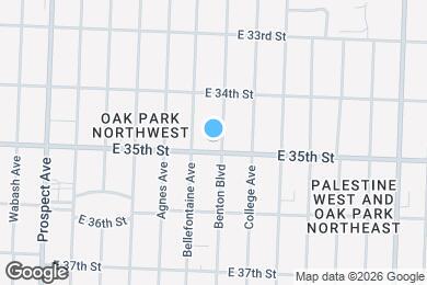 Map image of the property - 3436 Benton Blvd