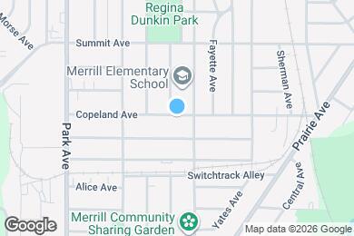 Map image of the property - 1310 Copeland Ave